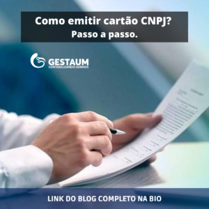 Como emitir cartão CNPJ