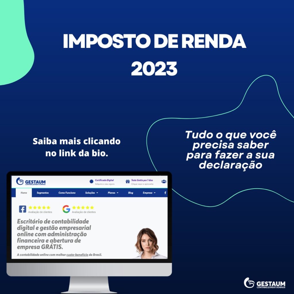 Imposto de Renda 2023 Tudo o que você precisa saber Gestaum Digital